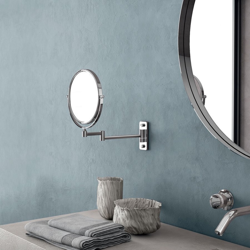 Gedy - Wandcosmeticaspiegel GAIA glanzend chroom