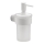 Gedy - Wandgemonteerde zeepdispenser PIRENEI 110 ml melkglas/mat wit