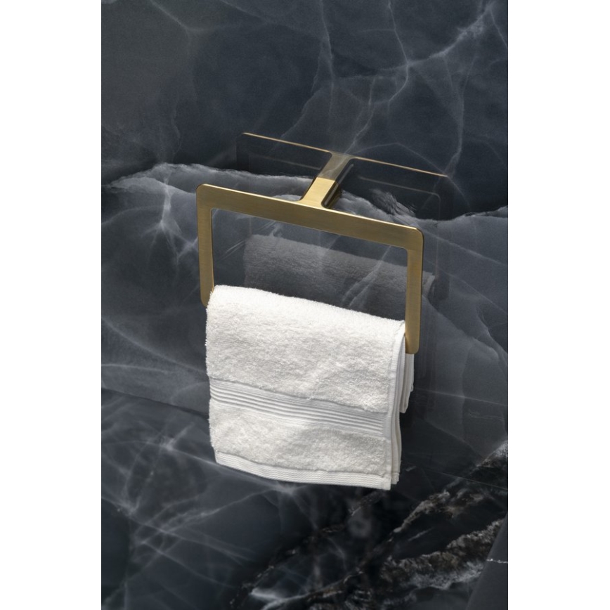 Gedy - Wandhanddoekhouder PIRENEI 15x23 cm mat goud