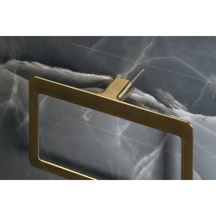 Gedy - Wandhanddoekhouder PIRENEI 15x23 cm mat goud
