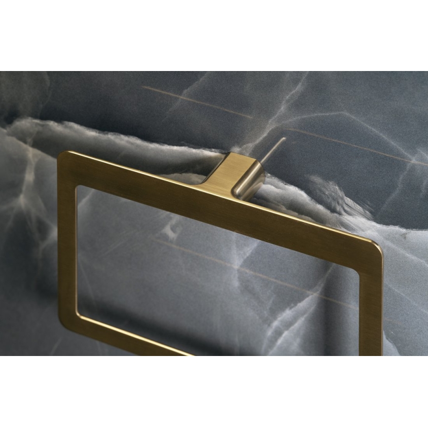 Gedy - Wandhanddoekhouder PIRENEI 15x23 cm mat goud