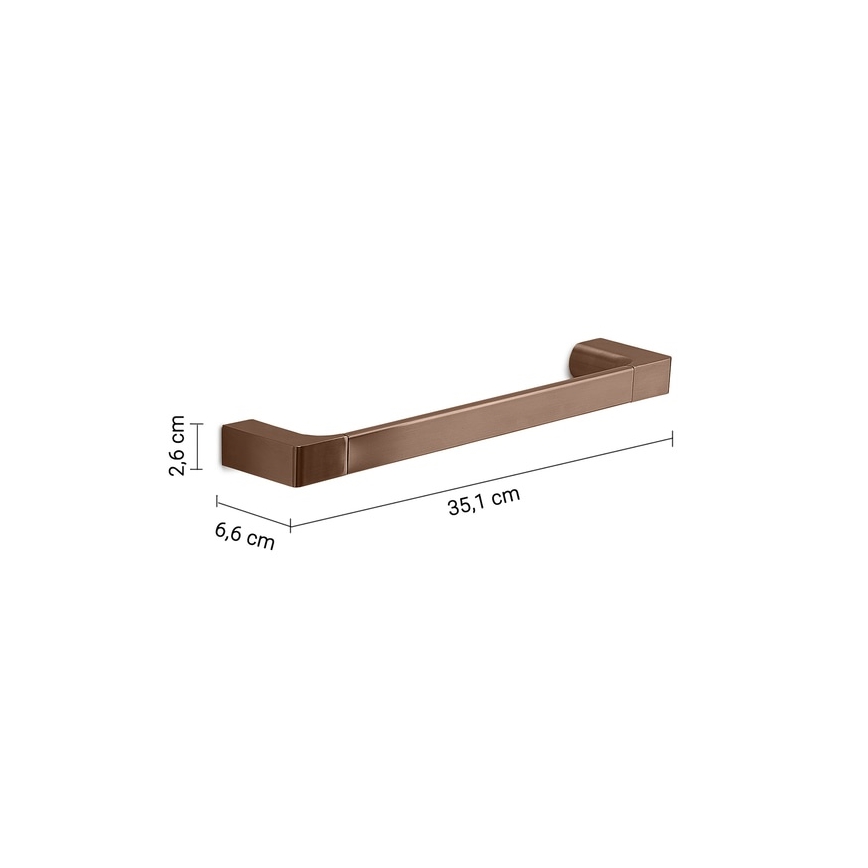 Gedy - Wandhanddoekhouder PIRENEI 35 cm, brons