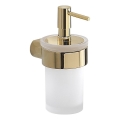 Gedy - Wandzeepdispenser PIRENEI 110 ml matglas/goud