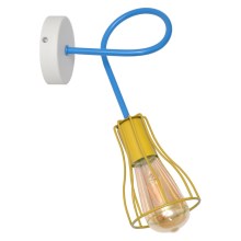 Gele wandlamp voor kinderkamer OXFORD 1x E27 / 60W / 230V