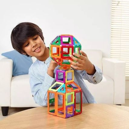 GeoSmart - Kit de construction magnétique 100 pce