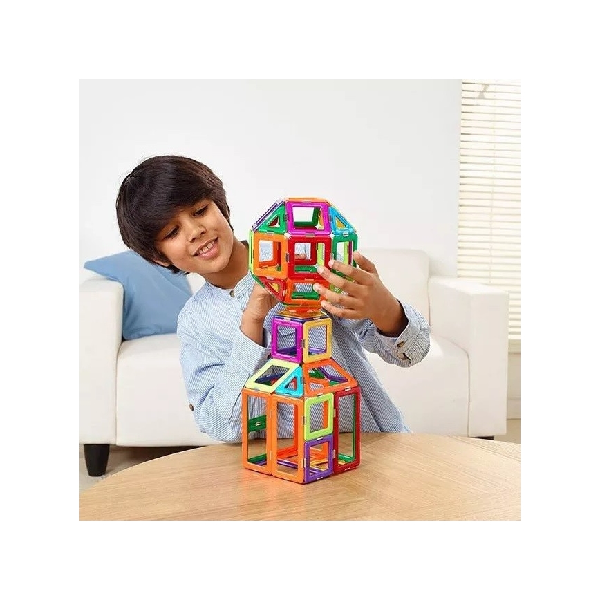 GeoSmart - Kit de construction magnétique 100 pce