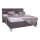 Gestoffeerd bed ALIS 180x200 cm met opbergruimte, zonder matras, bruin