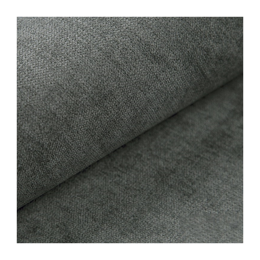 Gestoffeerd bed ISABEL 160x200 met verenmatras en opbergruimte, grijs