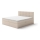 Gestoffeerd bed met matrassen en topper met een opslagruimte EMBER 180x200 cm beige