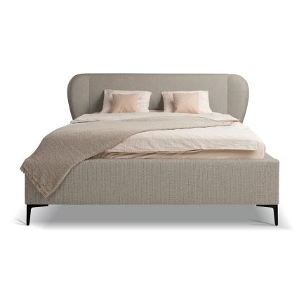 Gestoffeerd bed zonder matras DALIA 160x200 cm grijs