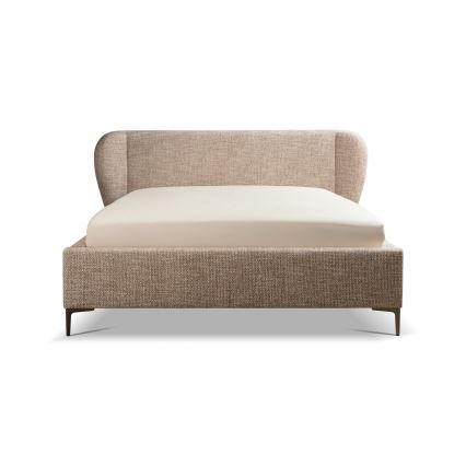 Gestoffeerd bed zonder matras DALIA 180x200 cm grijs