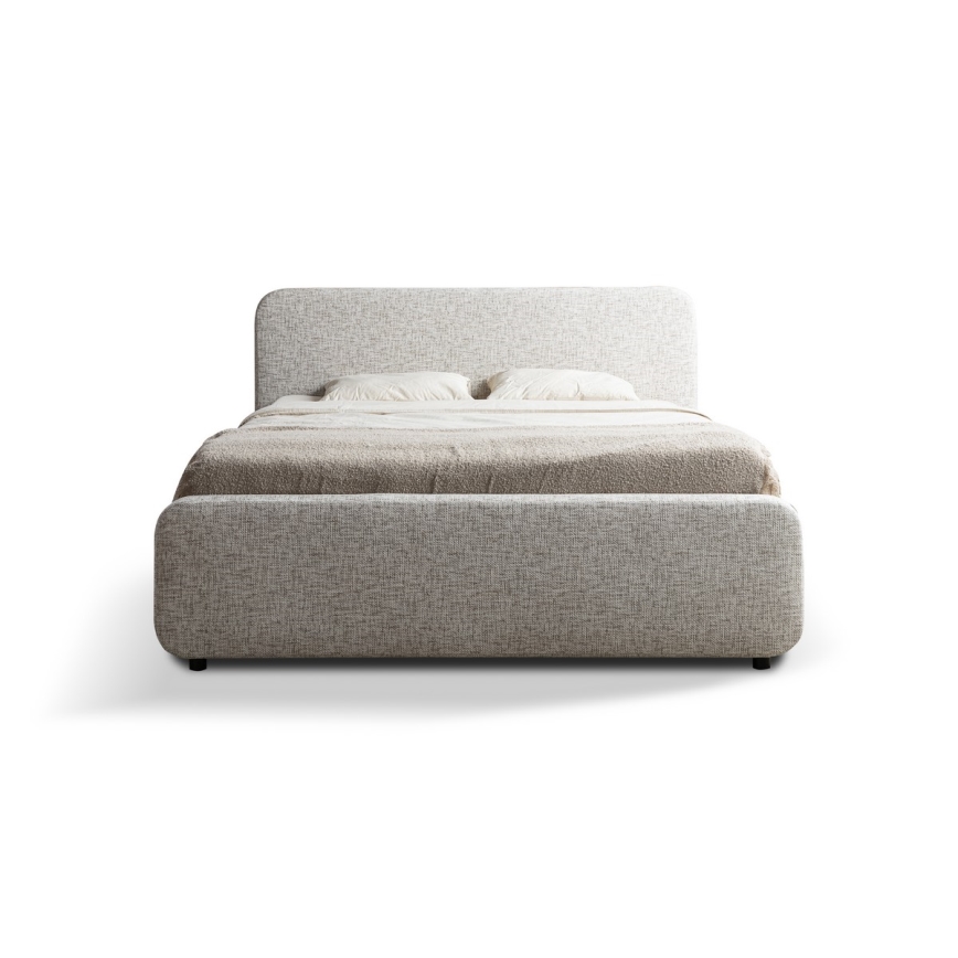 Gestoffeerd bed zonder matras LAJLA 160x200 cm beige