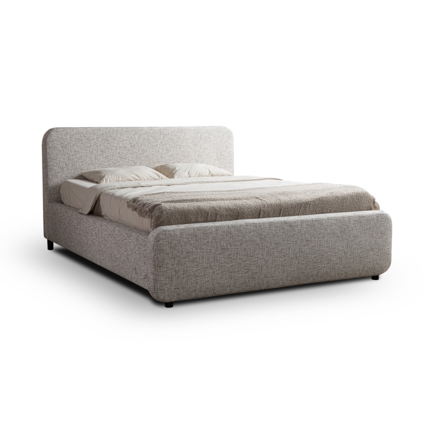 Gestoffeerd bed zonder matras LAJLA 160x200 cm beige