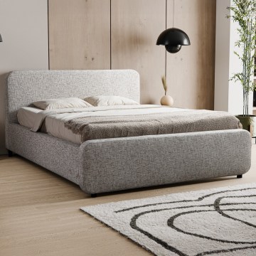Gestoffeerd bed zonder matras LAJLA 180x200 cm beige