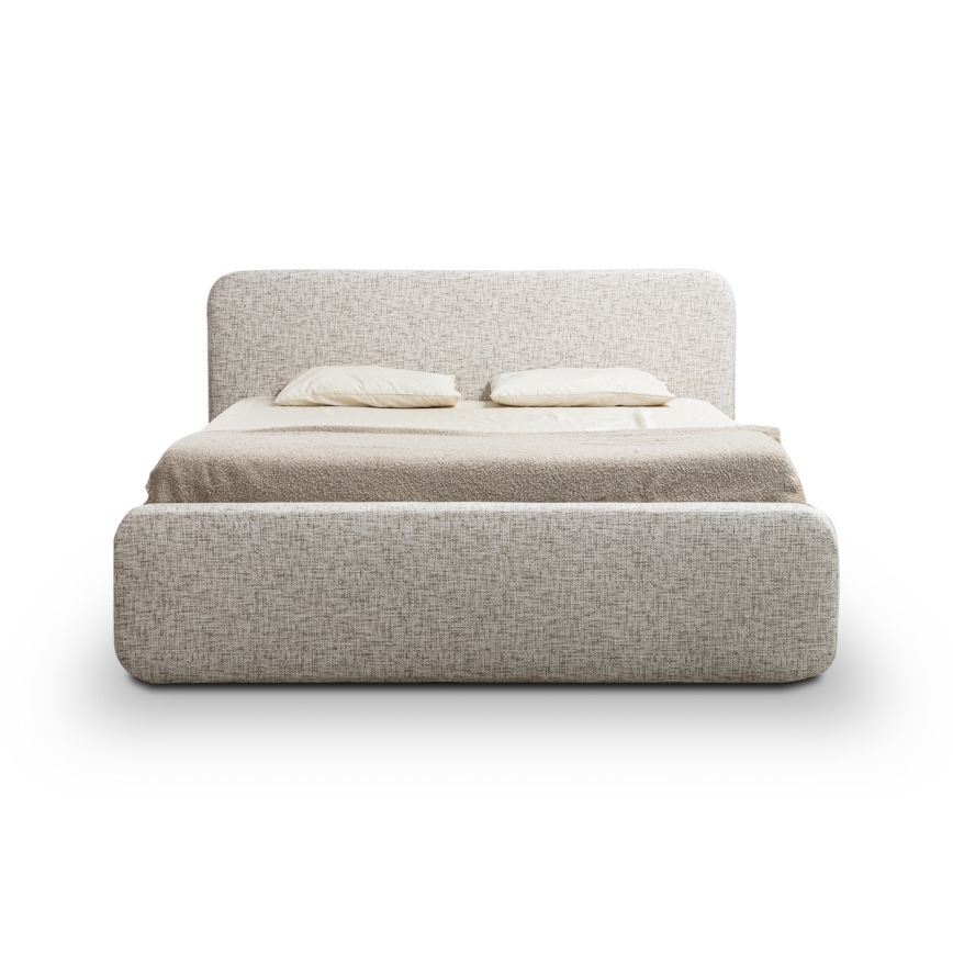 Gestoffeerd bed zonder matras LAJLA 180x200 cm beige