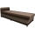 Gestoffeerd eenpersoonsbed met opbergruimte TALI 80x202 bruin/beige
