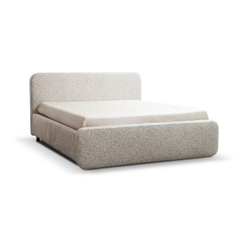 Gestoffeerde bed zonder matras LAJLA 180x200 cm beige