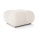 Gestoffeerde poef ALMADA 72x72 cm beige