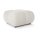 Gestoffeerde poef ALMADA 72x72 cm beige