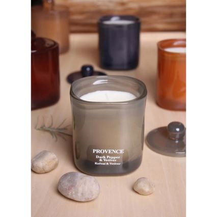 Geurkaars DARK PEPPER VETIVER 180 g, 25 uur