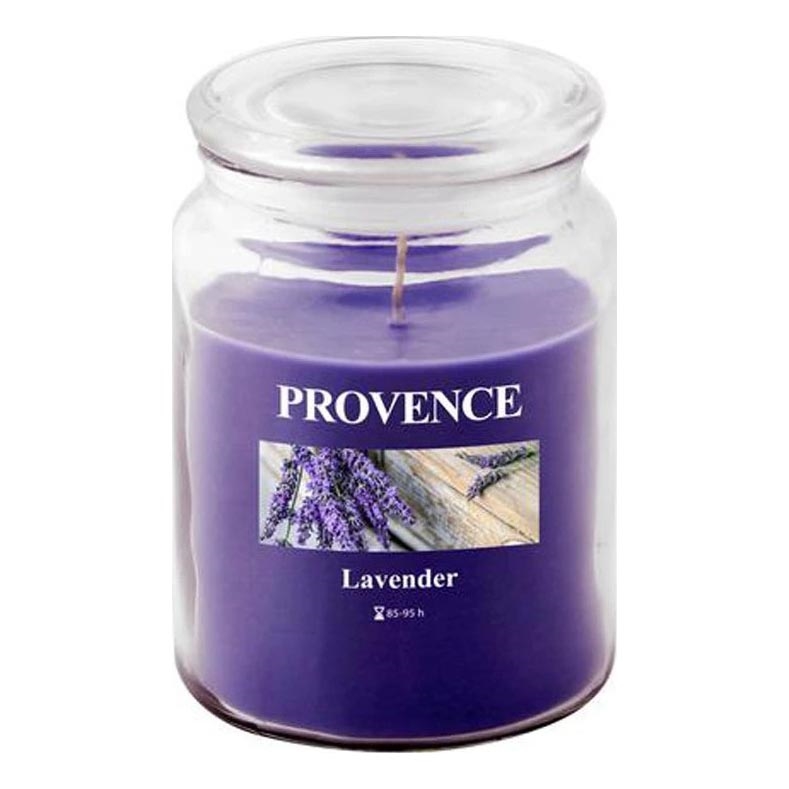 Geurkaars LAVENDER, 510 g, brandduur 85–95 uur.