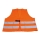 Gilet avec bandes réfléchissantes orange taille UNI