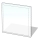 Glas onder de open haard 800x800x8 mm vierhoekig