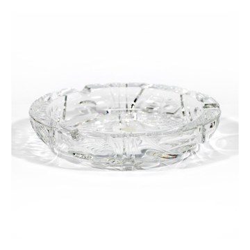 Glazen asbak 16 cm helder