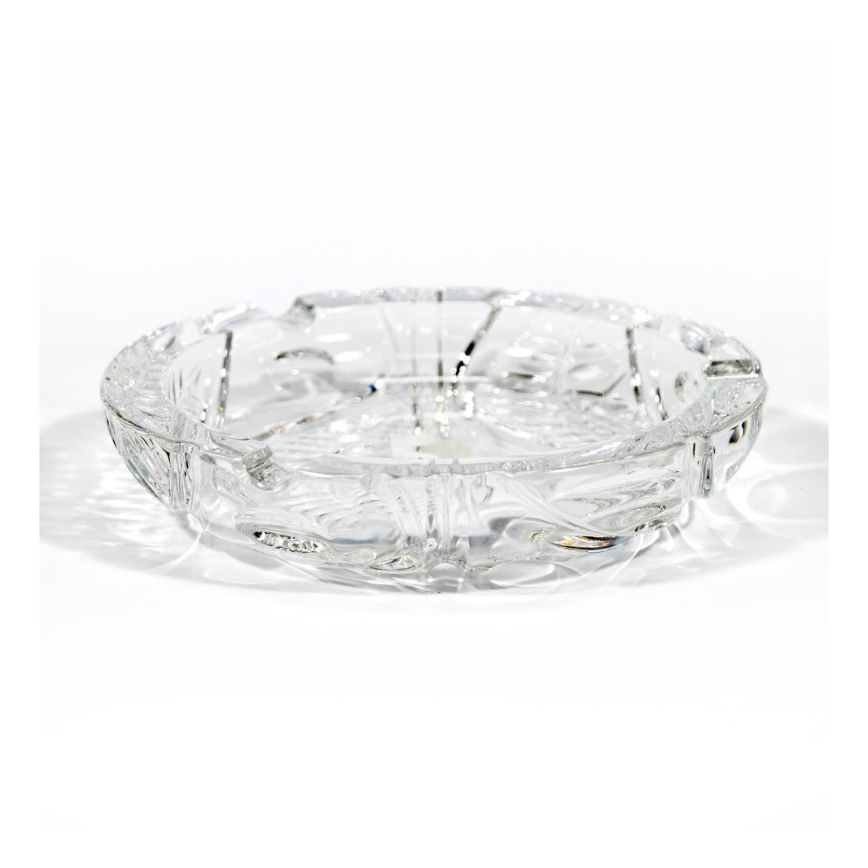 Glazen asbak 16 cm helder