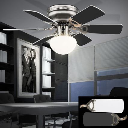 GLOBO 0307W - Ventilateur de plafond UGO 1xE27/60W/230V