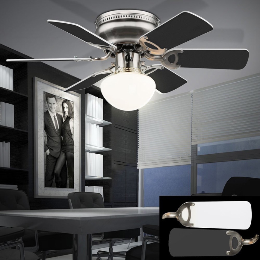 GLOBO 0307W - Ventilateur de plafond UGO 1xE27/60W/230V
