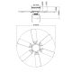 GLOBO - Ventilateur de plafond 1xE27/60W/230V