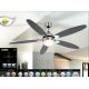 GLOBO 0308 - Ventilateur de plafond AZURA 1xE14/60W/230V