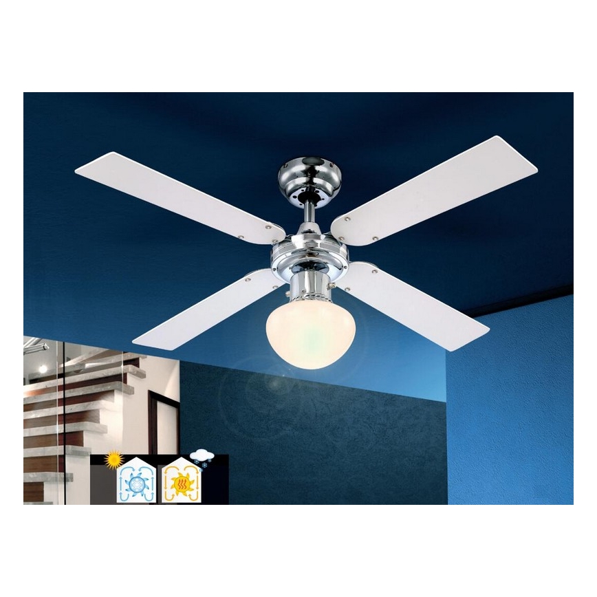 GLOBO 0330 - Ventilateur de plafond CHAMPION 1xE27/60W/230V