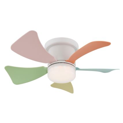 Globo - Dimbare LED-plafondventilator LED/10W/230V 3000-6500K meerkleurig + afstandsbediening