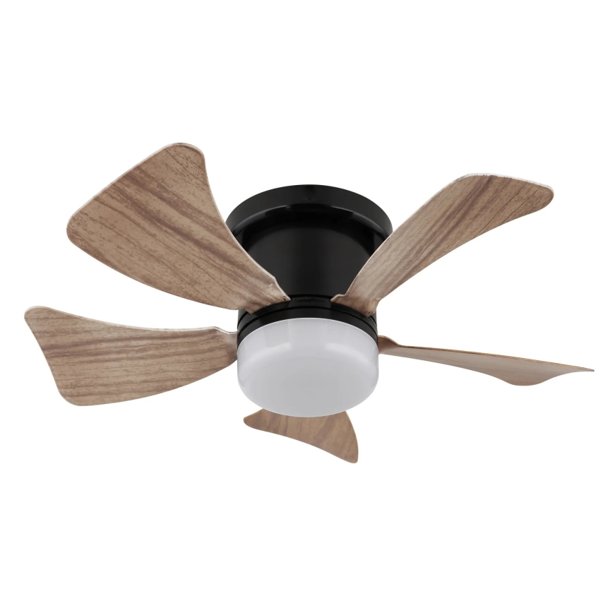 Globo - LED dimbare plafondventilator LED/10W/230V 3000-6500K bruin + afstandsbediening