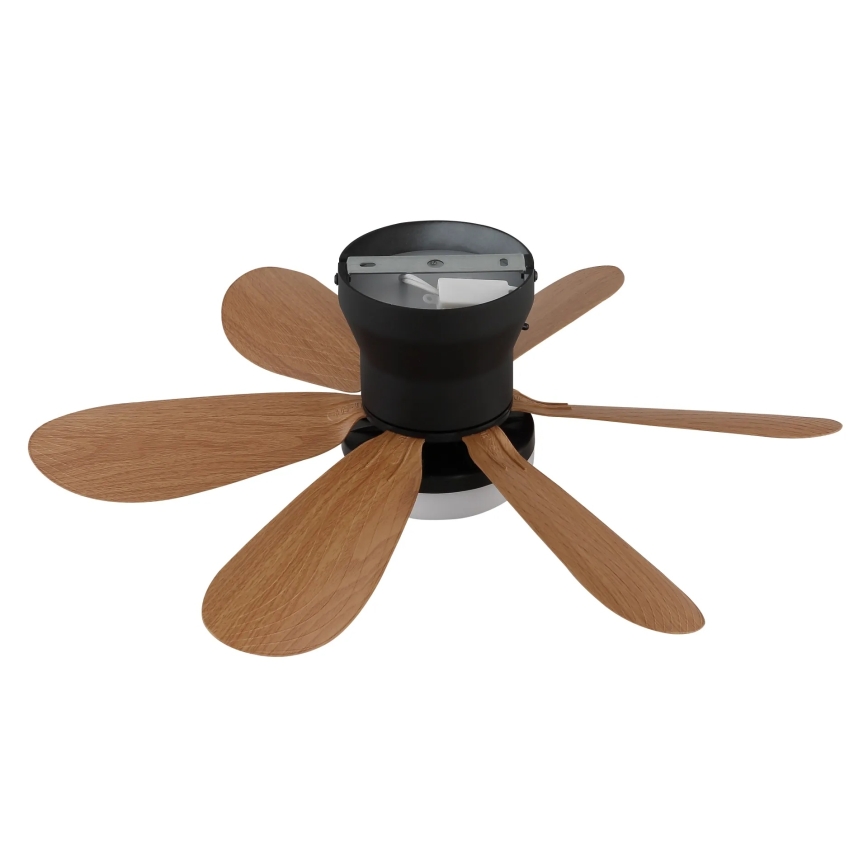 Globo - LED-dimbare plafondventilator LED/5W/230V 2700-6500K bruin + afstandsbediening