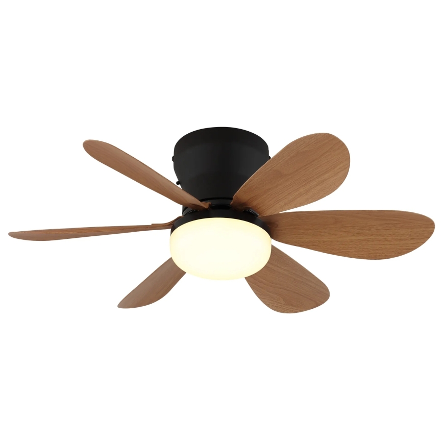 Globo - Ventilateur de plafond LED à intensité variable LED/5W/230V 2700-6500K brun + télécommande