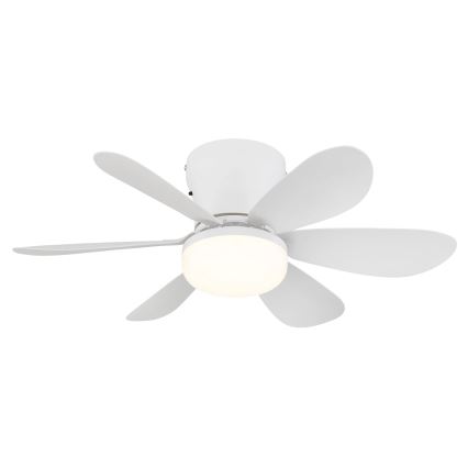 Globo - Dimbare LED-plafondventilator LED/5W/230V 2700-6500K wit + afstandsbediening