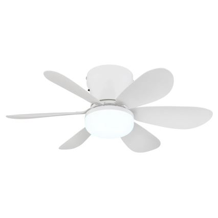 Globo - Dimbare LED-plafondventilator LED/5W/230V 2700-6500K wit + afstandsbediening