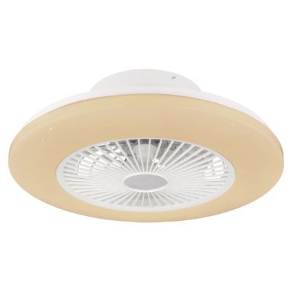 Globo 03628 - Plafonnier LED à intensité variable avec ventilateur LED/30W/230V 3000-6500K + Télécommande