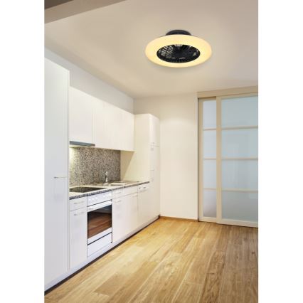 Globo - Plafonnier LED à intensité variable avec ventilateur LED/30W/230V 3000-6500K + Télécommande