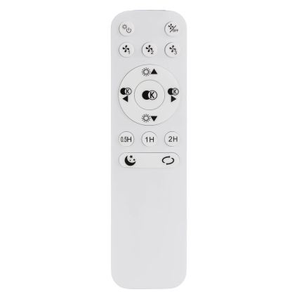 Globo - Dimbare LED-plafondventilator LED/40W/230V 3000-6500K zwart + afstandsbediening
