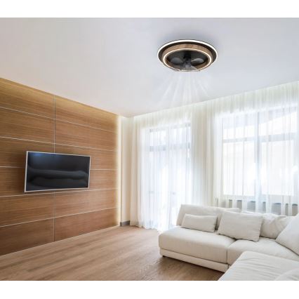 Globo - dimbare LED-plafondventilator LED/32W/230V 2700-6500K + afstandsbediening