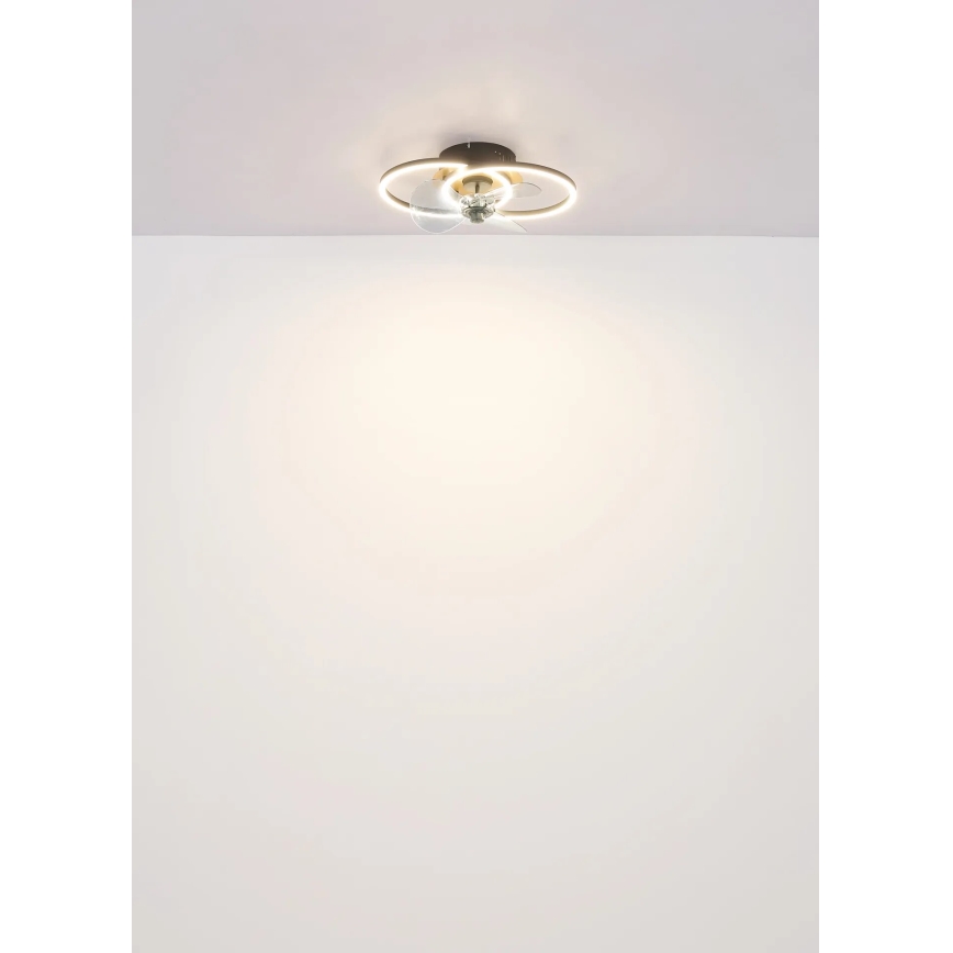 Globo - LED dimbare plafondventilator LED/24W/230V 2700-6500K + afstandsbediening