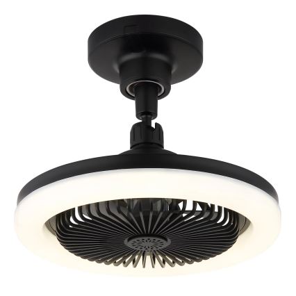 Globo - Ventilateur de plafond LED dimmable LED/20W/230V 3000-6500K noir + télécommande