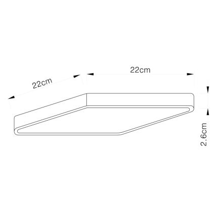 Globo - Plafonnier à intensité variable LED LED/28W/230V