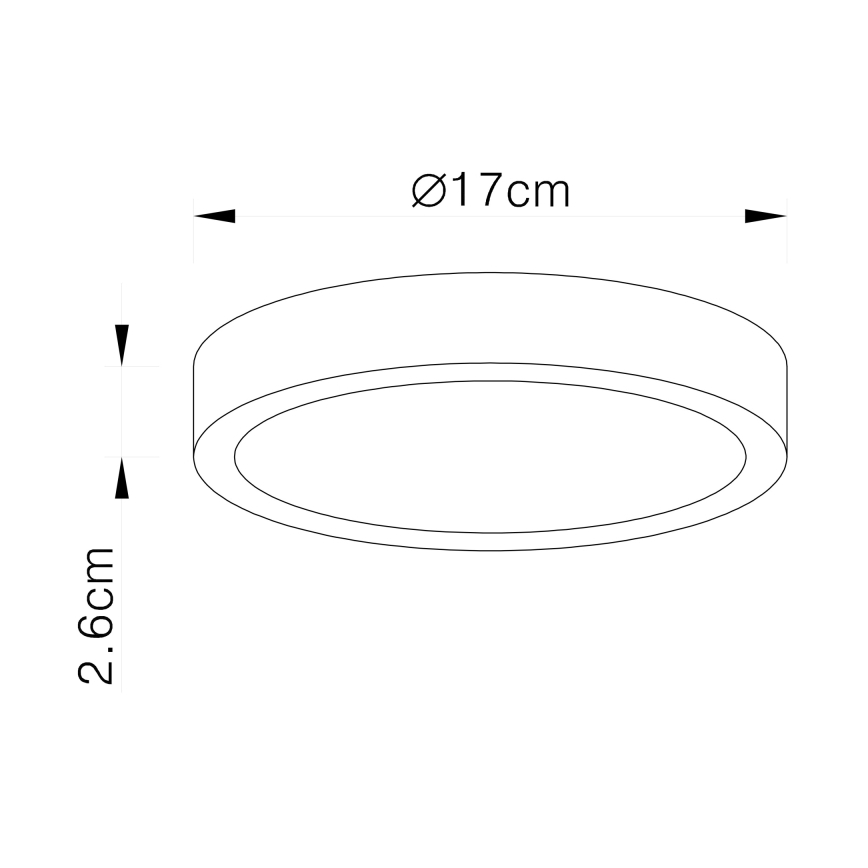 Globo - LED Plafondlamp LED/22W/230V