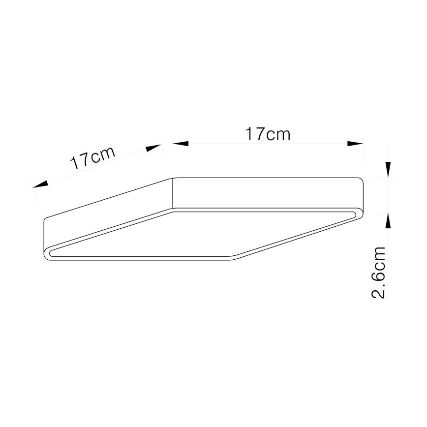 Globo 12367-22 - Plafonnier VITOS LED/22W/230V