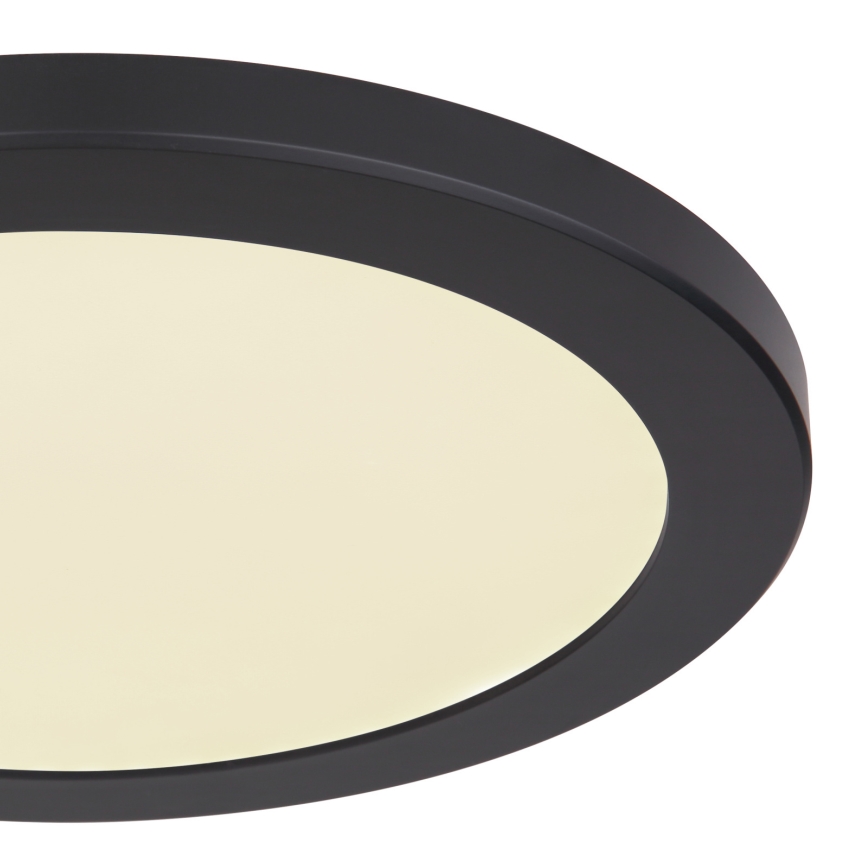 Globo - Plafonnier LED/24W/230V 3000/4000/6500K noir